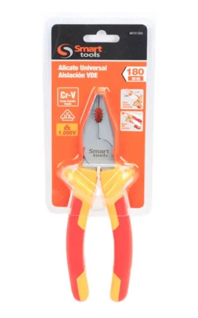ALICATE UNIV. 8'' (200 MM.) AISLADO VDE 1000 V. NIQUELADO CR/V (6101305)2