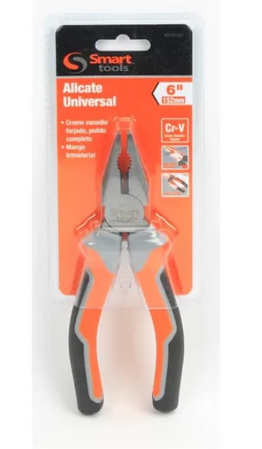 ALICATE UNIVERSAL 6'' PULIDO CR/V MANGO TRIMATERIAL (6101001)2