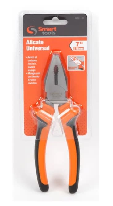 ALICATE UNIVERSAL 7'' PULIDO.  ACERO CARBONO.  M/ BIMATERIAL (6101105)2