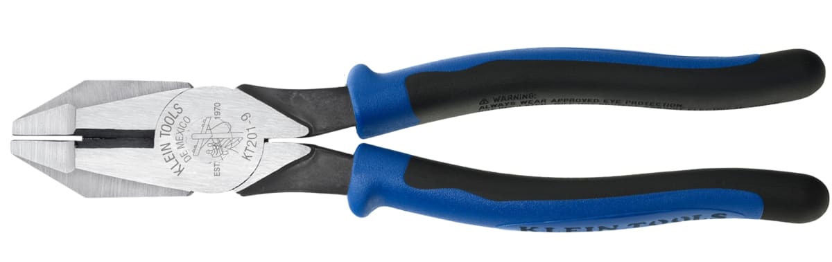 ALICATE UNIVERSAL DE  9''  MECANICO CORTE LATERAL.  MANGO BIMATERIAL (KT201-9)1