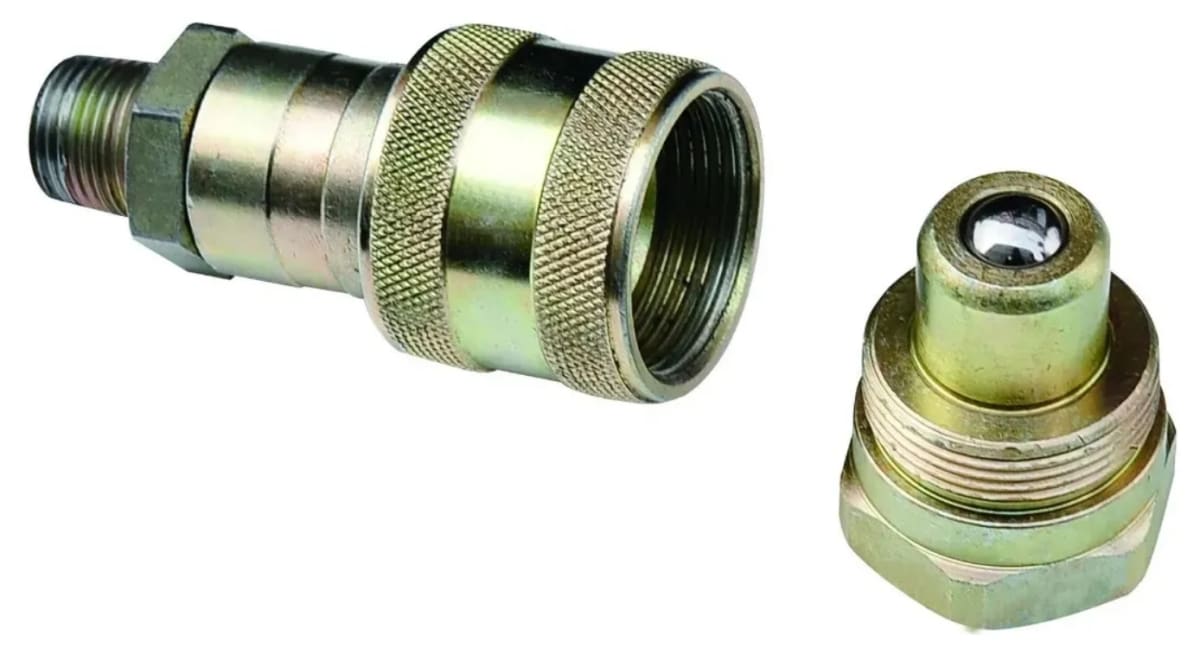 Juego De Acople Rápido Hidráulico Rosca 3/8'' Npt Sin Fugas3