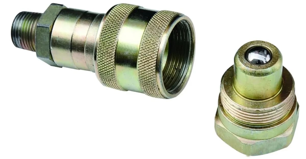 Juego De Acople Rápido Hidráulico Rosca 3/8'' Npt Sin Fugas1