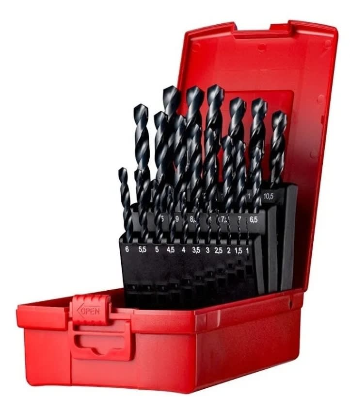 Juego De  Brocas A/r De 1 - 13mm 25 Piezas (a190204)1