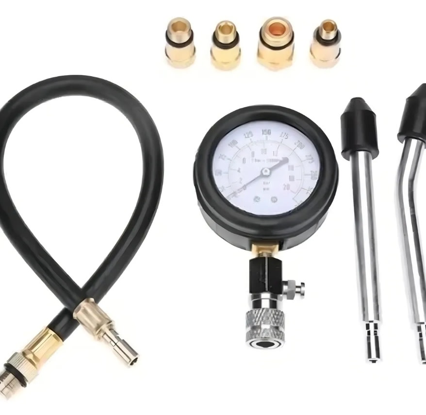 Juego De  Compresimetro Bencinero 300 Psi (908g1)2