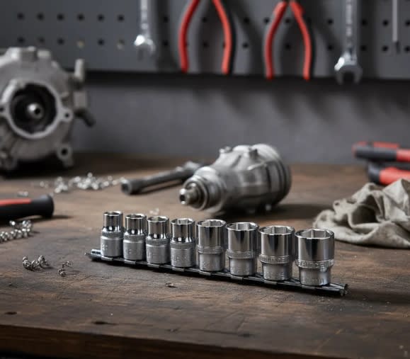 Juego De Dados Hexagonales 3/8'' De 9-19 Mm 9 Piezas (3093)3