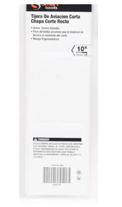 Tijera Hojalatero T/aviacion 10'' Recto (6101705)2
