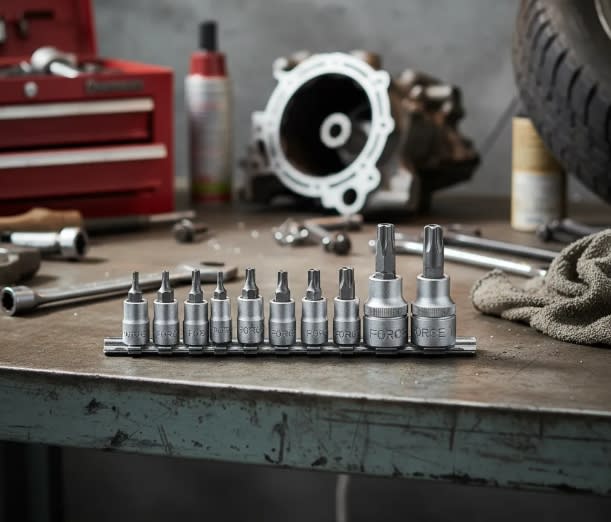 Juego De Dados 5 Puntas Perforados De T10-t50 (3095)3