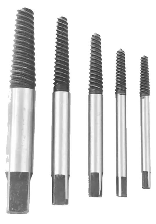 JUEGO DE EXTRACTORES DE PERNO 5 PIEZAS 1/8''-3/4''3