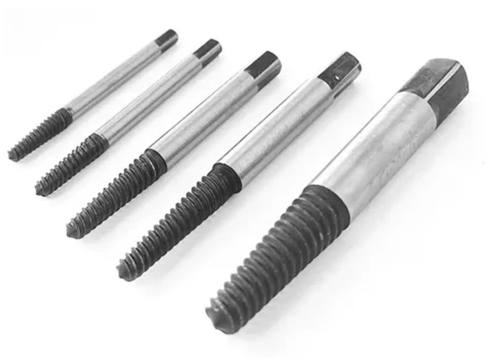 JUEGO DE EXTRACTORES DE PERNO 5 PIEZAS 1/8''-3/4''1