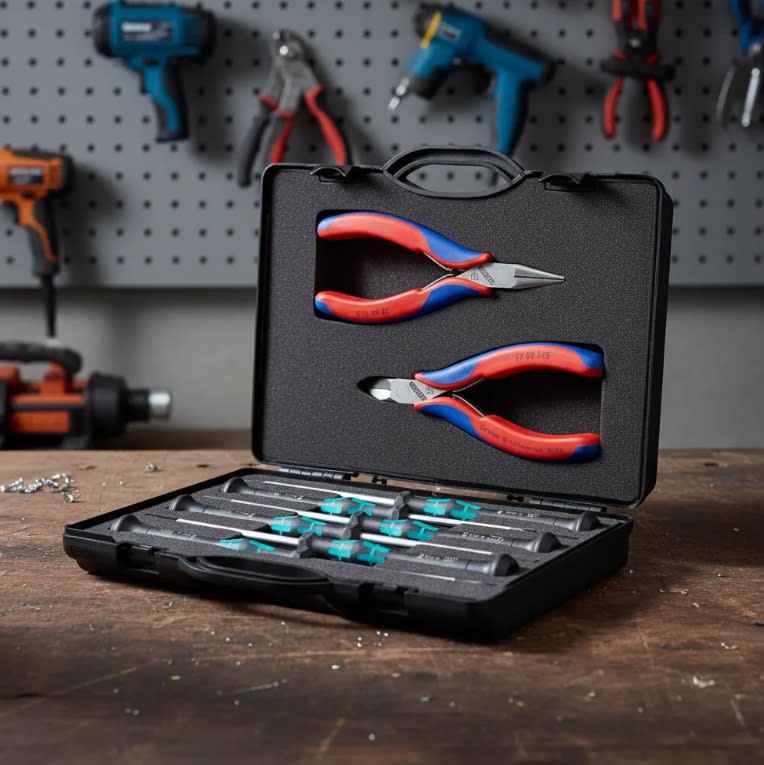 Juego de herramientas P/electronica 8 Pzs. (002018)2