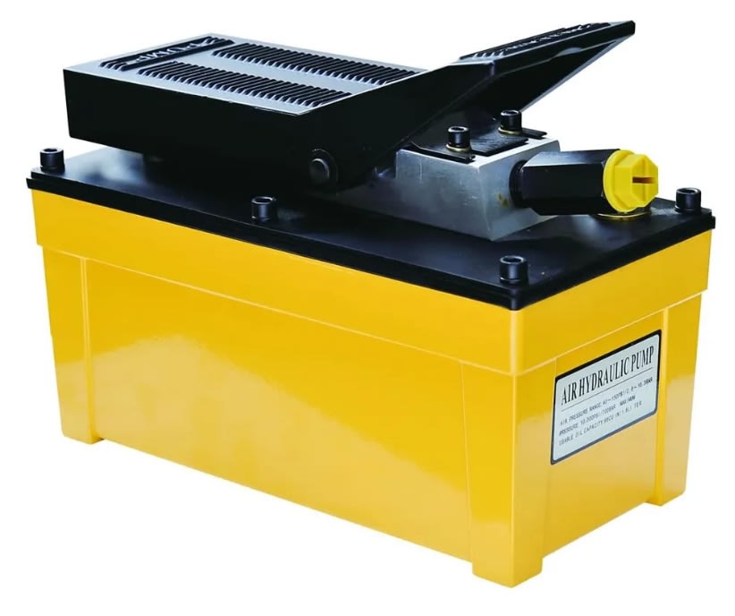 Bomba De Pie Hidráulica Neumática 1.7 Lt, 700 Bar, 1200 Psi1