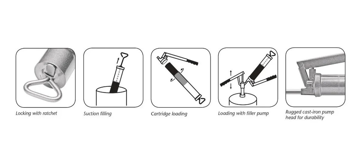 Bomba Grasa A Palanca 500cc #12sg/1b Blister (101195)1