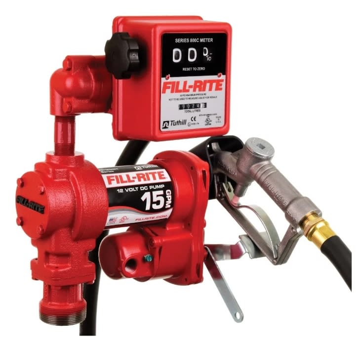 Bomba Transferencia De Combustible De 12v  15 Gpm (FR1211HL)6