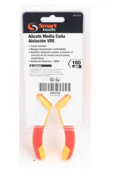 ALICATE DE PUNTA 6'' AISLADO 1000 V. (160 MM.) CR./V (6101310)1