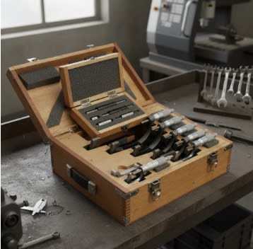 Juego Micrómetro Exterior 0-150 Mm./0,01 Mm (103-913)2