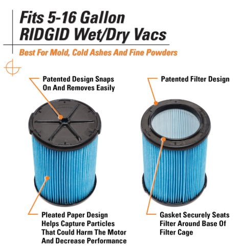 Filtro Aspiradora De 3 Capas Para Polvo Fino (Vf5000)5