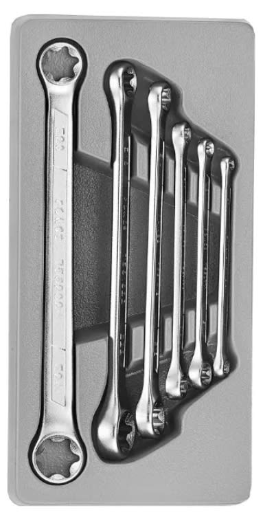 Juego De Llaves Corona Torx Acodada E6-e24 (5065)1