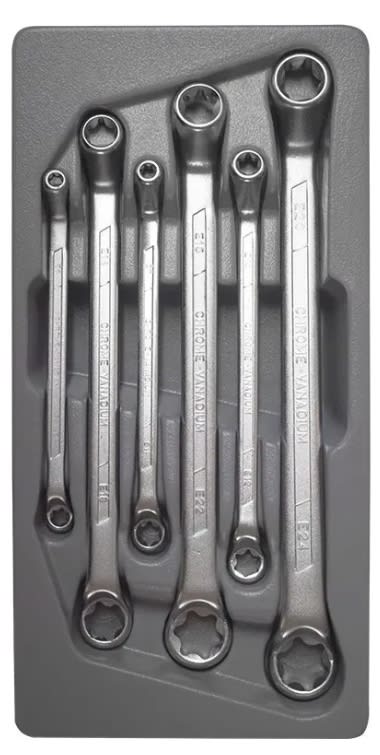 Juego De  Llaves Corona Torx E6-e24 6 Pzs. (5062)1