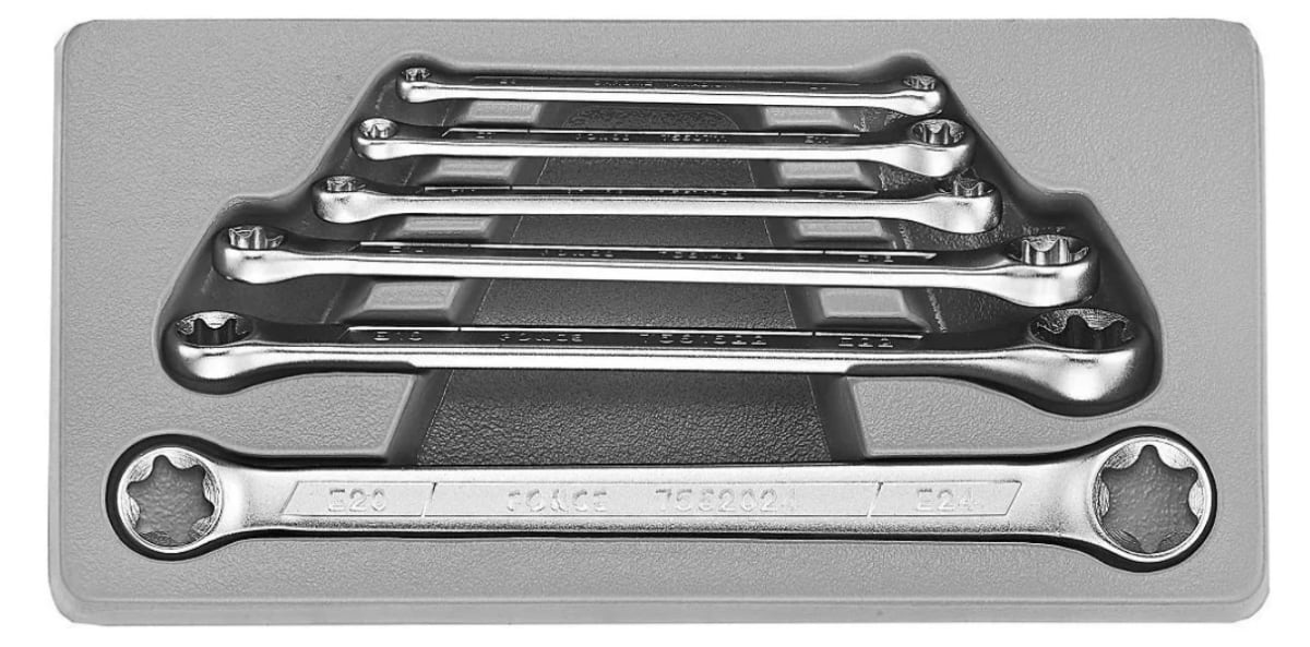 Juego De  Llaves Corona Torx E6-e24 6 Pzs. (5062)2