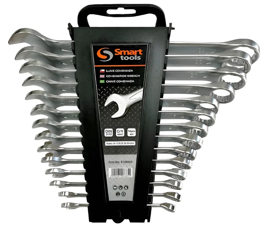 JUEGO DE LLAVES PUNTA CORONA 1/4''-7/8'' 11 PZS1