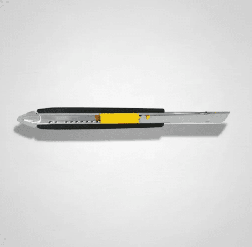 SET CUCHILLO CORTANTE CUTTER  DE 9 MM + 10 REPUESTOS S185, SINSEUNG KOREA3