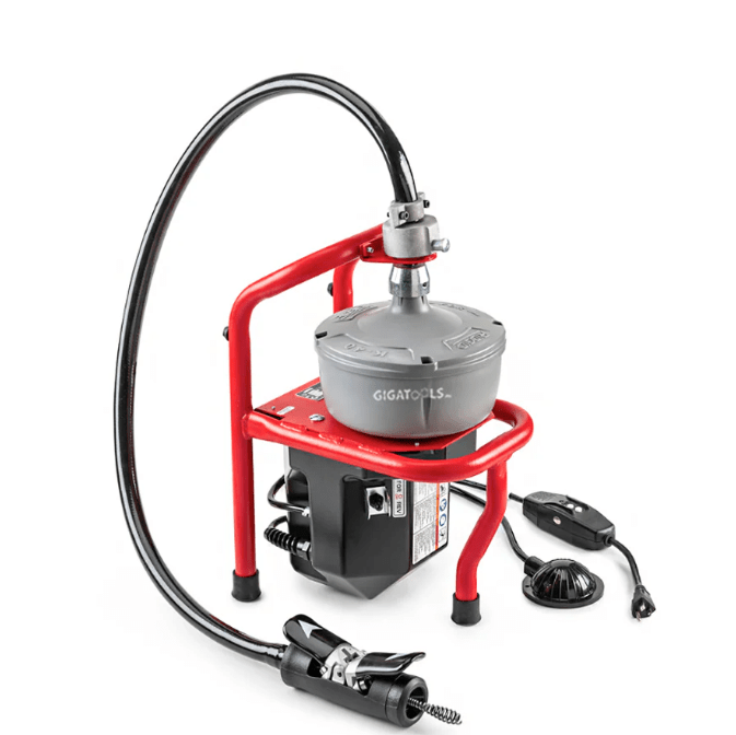 DESTAPADORA DE DESAGUES  K-40 PF. DE 3/4'' A 2.1/2'' INCLUYE CABLE DE 5/16'' X 10.6 MTS (71732)1