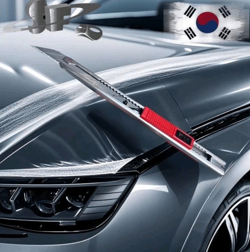 CUCHILLO CORTANTE CUTTER  PARA ROTULACION VEHICULAR HOJA DE 9 MM S506, SINSEUNG KOREA2