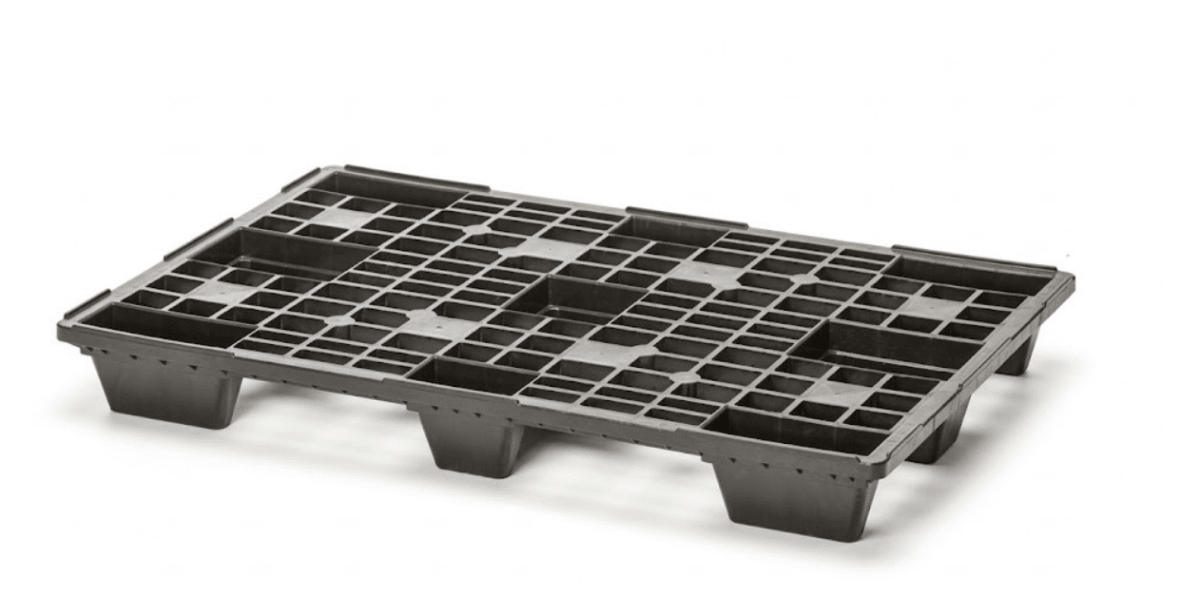 PALLET PLÁSTICO DE 9 TACOS 120X80X14 CM(1 UNIDAD)1