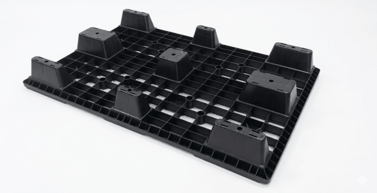 PALLET PLÁSTICO DE 9 TACOS 120X80X14 CM(1 UNIDAD)2