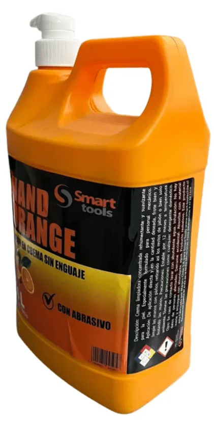JABON PARA MECANICOS CON ABRASIVO  ORANGE 1 GALON - SMART TOOLS2