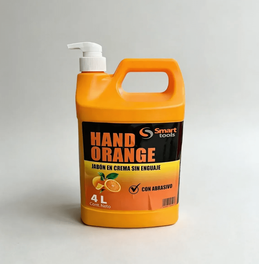 JABON PARA MECANICOS CON ABRASIVO  ORANGE 1 GALON - SMART TOOLS1