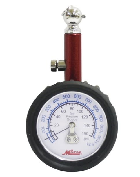 MEDIDOR PRESION NEUMATICOS C/MANOMETRO 0 - 160 PSI (S-933)1