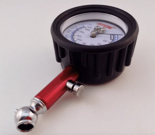 MEDIDOR PRESION NEUMATICOS C/MANOMETRO 0 - 160 PSI (S-933)2