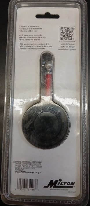 MEDIDOR PRESION NEUMATICOS C/MANOMETRO 0 - 60 PSI (S-932)3