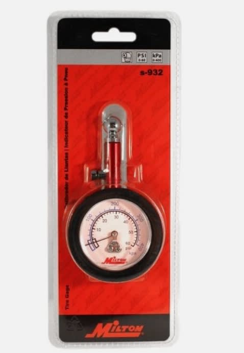 MEDIDOR PRESION NEUMATICOS C/MANOMETRO 0 - 60 PSI (S-932)2