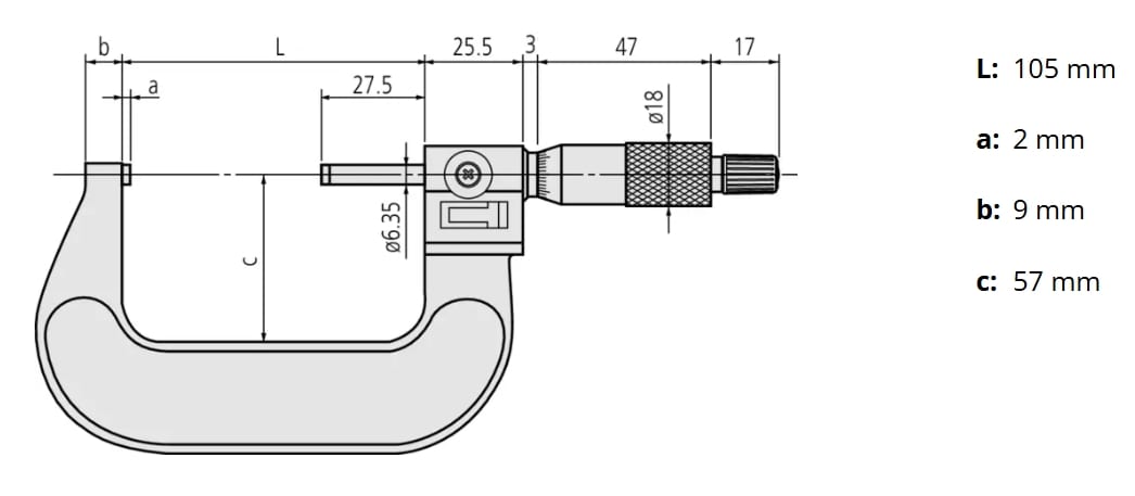 MICROMETRO DIGITAL 75 -100 / 0.001 MM (193-114)2