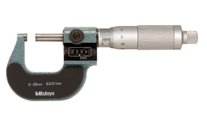 Micrómetro Exterior 0-25 Mm Digital Mecánico (193-111)1