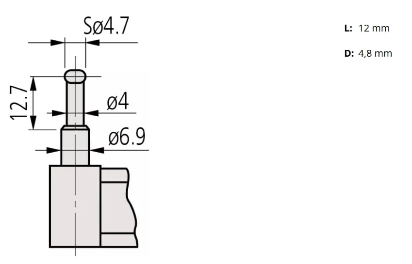MICROMETRO EXTERIOR 0-25 MM. CILINDR. (115-315)3