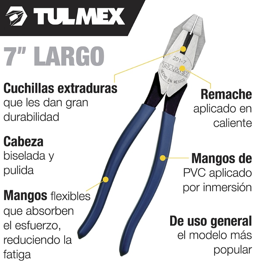 Alicate Universal De 7'' Mecánico (d201-7)1