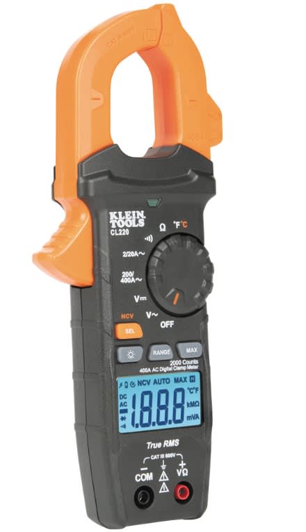Amperímetro Digital De Tenaza 400a Ac (cl220)2