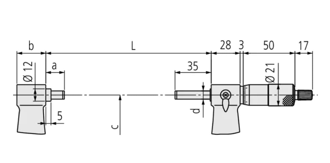 MICROMETRO EXTERIOR  6  -  7''  GR .001'' (103-183)2