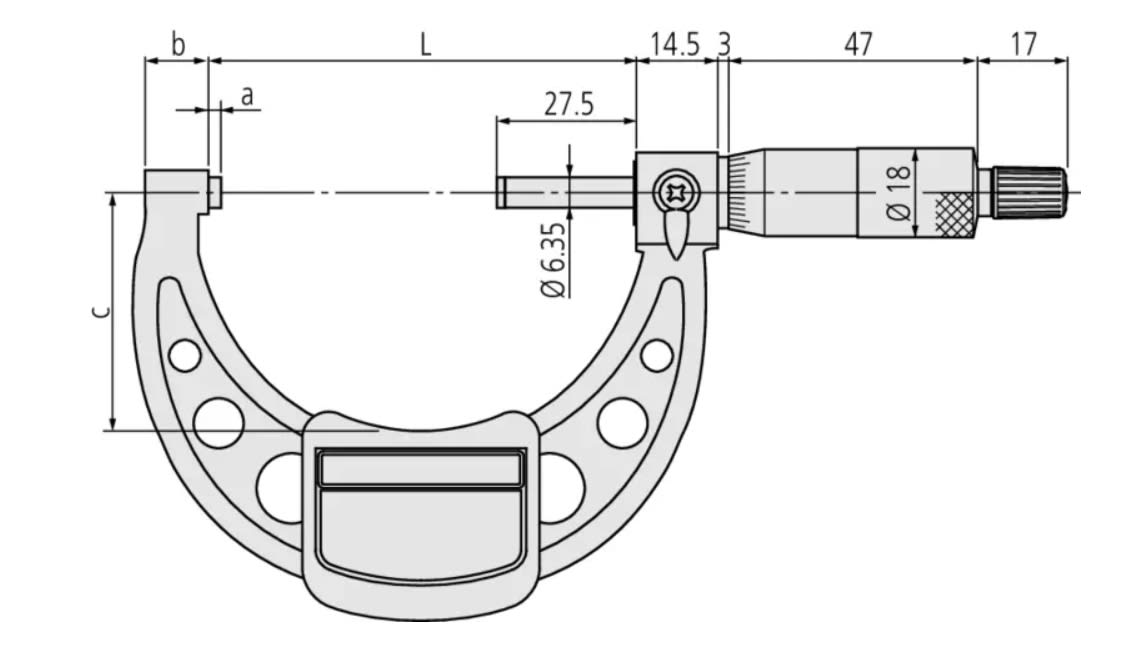 MICROMETRO EXTERIOR  7  -  8''  GR .001'' (103-184)2