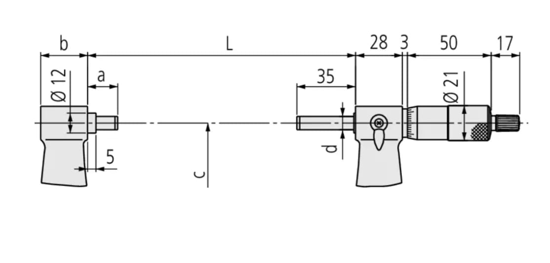 MICROMETRO EXTERIOR  7  -  8''  GR .001'' (103-184)3