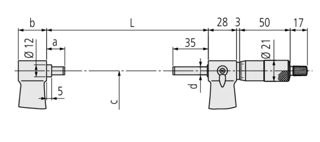MICROMETRO EXTERIOR  9  - 10'' GR .001'' (103-186)3