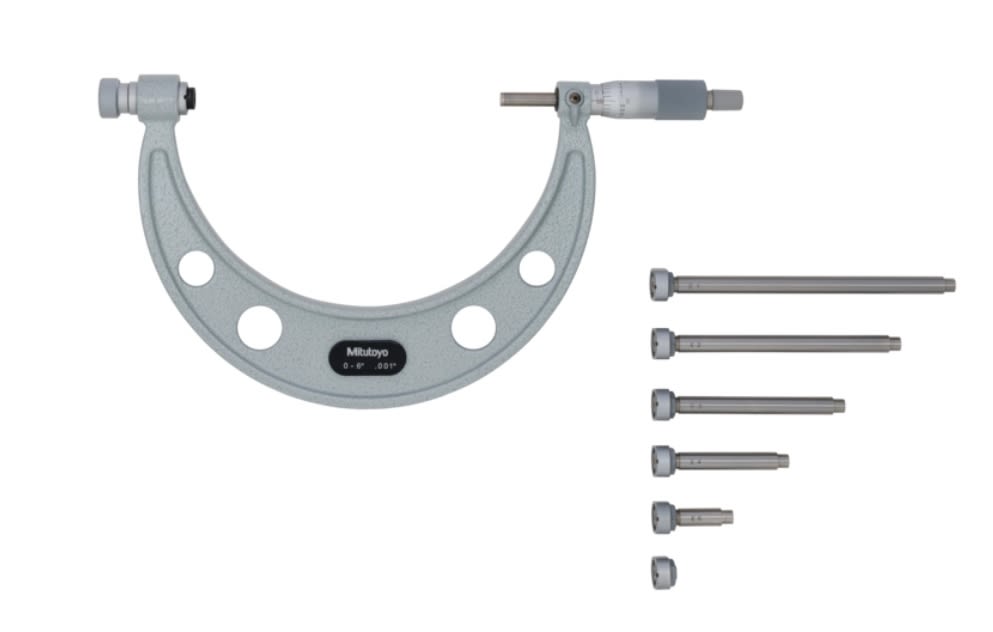 MICROMETRO EXTERIOR 0 - 6''  GR. 0.001'' (104-137)1