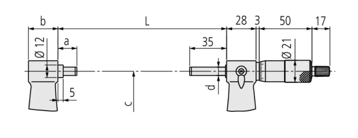 MICROMETRO EXTERIOR 10 - 11'' GR .001'' (103-187)3