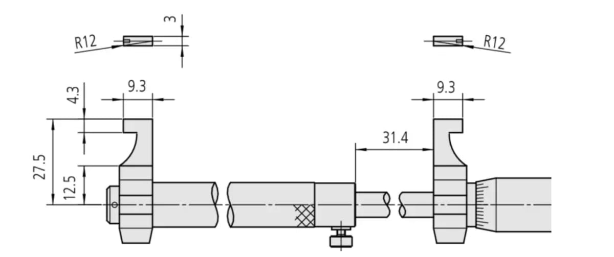 MICROMETRO INTERIOR DE  1''  A  2'' (145-194)4