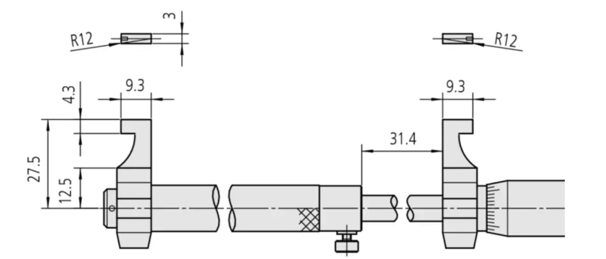 MICROMETRO INTERIOR DE 0.2'' A 1.2'' (145-193)3