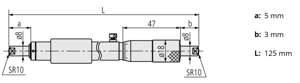 MICROMETRO INTERIOR 5'' A 6'' (133-226)2