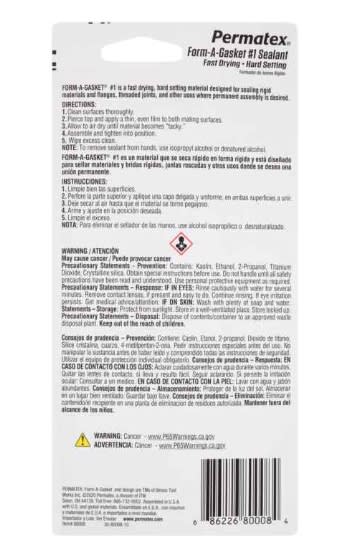 Sellador Form-a-gasket #1b Tubo 85gr (80008)2
